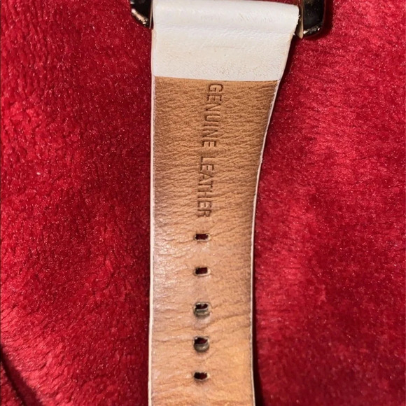 🎉HP🎉 DKNY white Genuine White leather Strap Logo Dial  Rose gold tone wa… - Picture 9 of 10